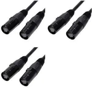 3X CAT6 Ethercon Cable Ethercon-Compatible RJ45 Connector For Studio Setups, Touring, Stage Production, Concerts 2 Meter 3X CAT6 Ethercon Cable Ethercon-Compatible RJ45 Connector For Studio Setups, Touring, Stage Production, Concerts 2 Meter