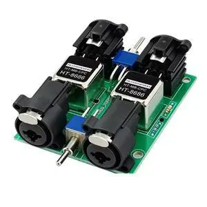 XLR 6.5 Lotus 2-Way Audio Isolator Audio Current Noise Eliminator Mixer For Live Broadcast Applications XLR 6.5 Lotus 2-Way Audio Isolator Audio Current Noise Eliminator Mixer For Live Broadcast Applications