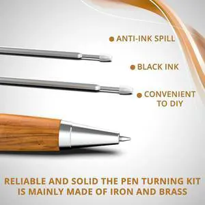 Pen Kits For Woodturning 20 Pack Premium Slimline Pen Turning Supplies Twist Pen Kit Lathe Turning Supplies For DIY Pen Kits For Woodturning 20 Pack Premium Slimline Pen Turning Supplies Twist Pen Kit Lathe Turning Supplies For DIY