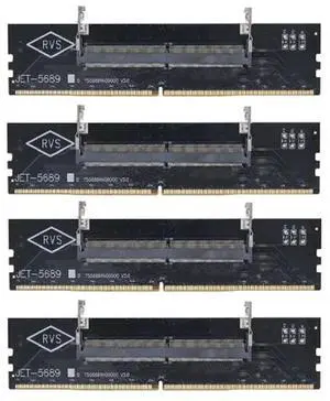 4Pcs DDR5 SODIMM To DIMM Adapter DDR-5 Memory Converter DDR5 PCB DDR 5 Memory Tester For PC Desktop Motherboard 4Pcs DDR5 SODIMM To DIMM Adapter DDR-5 Memory Converter DDR5 PCB DDR 5 Memory Tester For PC Desktop Motherboard