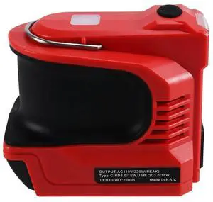 Power Adapter 180W Power Inverter For Craftsman 20V DC20V To AC 110V With USB & Type-C US PLUG Power Adapter 180W Power Inverter For Craftsman 20V DC20V To AC 110V With USB & Type-C US PLUG