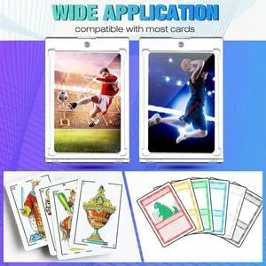 100 Pt Magnetic Card Holders For Trading Cards, Magnetic Card Holders For Thick Baseball Football Hockey Cards 100 Pt Magnetic Card Holders For Trading Cards, Magnetic Card Holders For Thick Baseball Football Hockey Cards