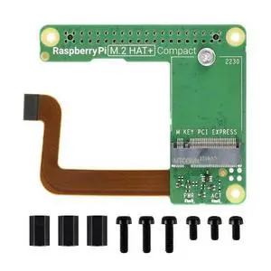 For Raspberry Pi 5 Compatible PCIE To M. 2 HAT+ Compact Expansion Board Nvme SSD Accessories For Raspberry Pi 5 For Raspberry Pi 5 Compatible PCIE To M. 2 HAT+ Compact Expansion Board Nvme SSD Accessories For Raspberry Pi 5