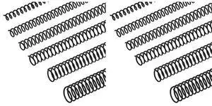 240 PCS Spiral Binding Coils Plastic Binder Binding Spirals Rings Multi Size Spiral Binding Wire Combs , 4:1 Pitch 240 PCS Spiral Binding Coils Plastic Binder Binding Spirals Rings Multi Size Spiral Binding Wire Combs , 4:1 Pitch