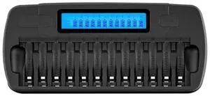 Fast Charging 12 Slots 1.2V Ni-MH Ni-CD AA AAA Rechargeable LCD Display For 9V 3.7V Batteries Fast Charging 12 Slots 1.2V Ni-MH Ni-CD AA AAA Rechargeable LCD Display For 9V 3.7V Batteries