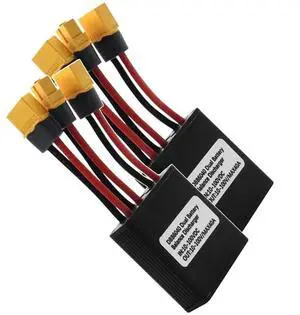 10-100V Voltage Range XT60H Interface Aluminum Housing, Compatible With Dual Electric For Bicycle Components 10-100V Voltage Range XT60H Interface Aluminum Housing, Compatible With Dual Electric For Bicycle Components