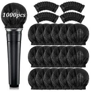 Disposable Microphone Cover Mic Covers Non Woven Handheld Microphone Windscreen Mic Cover Disposable Microphone Cover Mic Covers Non Woven Handheld Microphone Windscreen Mic Cover