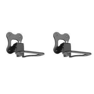 2X Wall Mount For Enchant Speaker Rear Surround Sound & Bookshelf Speakers l Bracket Home Theater Accessories Black 2X Wall Mount For Enchant Speaker Rear Surround Sound & Bookshelf Speakers l Bracket Home Theater Accessories Black