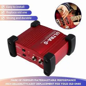 Professional Powered ULTRA-G GI100 Phantom Powered DI-Box Guitar Speaker Emulation Professional Powered ULTRA-G GI100 Phantom Powered DI-Box Guitar Speaker Emulation