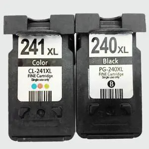 Printer Cartridges Chip Cartridge Ink Cartridge Suitable For PG240 CL241 MG2180 MX378 MG3180(Black 2 Pack) Printer Cartridges Chip Cartridge Ink Cartridge Suitable For PG240 CL241 MG2180 MX378 MG3180(Black 2 Pack)