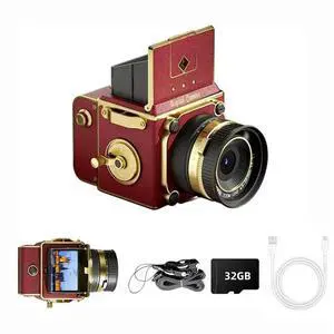 Vintage Digital Camera Retro Digital CCD Camera 64MP 2.7K Autofocus Photography Camera With 32GB TF Card Vintage Digital Camera Retro Digital CCD Camera 64MP 2.7K Autofocus Photography Camera With 32GB TF Card