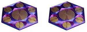 2X MWO Polarization Energy Disk Multiwave Oscillator Antenna Lakhovsky Golden Plated Energy Disc Charging 2X MWO Polarization Energy Disk Multiwave Oscillator Antenna Lakhovsky Golden Plated Energy Disc Charging