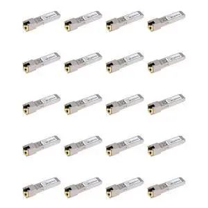 SFP Module RJ45 Switch Gbic 10/100/1000 Connector SFP Copper RJ45 SFP Module Gigabit Ethernet Port 20Pcs SFP Module RJ45 Switch Gbic 10/100/1000 Connector SFP Copper RJ45 SFP Module Gigabit Ethernet Port 20Pcs