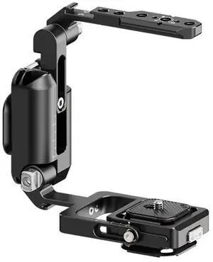 XJ01 Uka Universal Foldable Camera Cage With 2-In-1 Handle For DSLR Mirrorless Cameras- Tripod Gimbal Mount& Phone Clamp XJ01 Uka Universal Foldable Camera Cage With 2-In-1 Handle For DSLR Mirrorless Cameras- Tripod Gimbal Mount& Phone Clamp