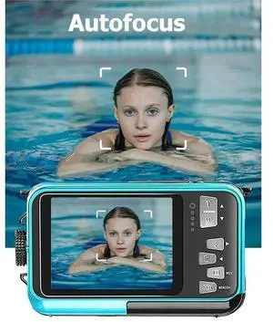For Swimming Underwater Digital Camera 2.7K Video Camcorder Sport Digital Camera Waterproof Shockproof 5M/16FT For Swimming Underwater Digital Camera 2.7K Video Camcorder Sport Digital Camera Waterproof Shockproof 5M/16FT