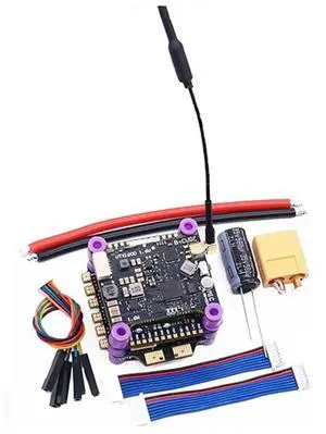 H743 45A 4-INI ESC VTX1600 3-6S For RC FPV RDrone Flight Control Dual BEC 30.5Mm X 30.5Mm FPV Stack H743 45A 4-INI ESC VTX1600 3-6S For RC FPV RDrone Flight Control Dual BEC 30.5Mm X 30.5Mm FPV Stack
