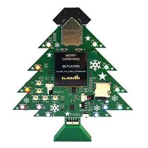 Music Christmas Tree MP3 Player Bluetooth Speaker ESP32-Wroom-Da Development Board 1.54" IPS Color Screen Music Christmas Tree MP3 Player Bluetooth Speaker ESP32-Wroom-Da Development Board 1.54" IPS Color Screen