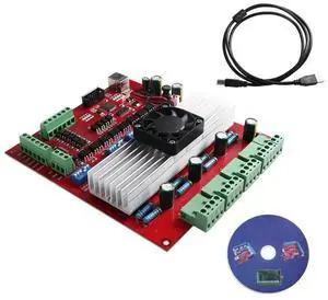 For MACH3 Super USB Interface Motion Control Card Flying Carving Card Carving Machine Control Board CNC4-Axis Port Board For MACH3 Super USB Interface Motion Control Card Flying Carving Card Carving Machine Control Board CNC4-Axis Port Board