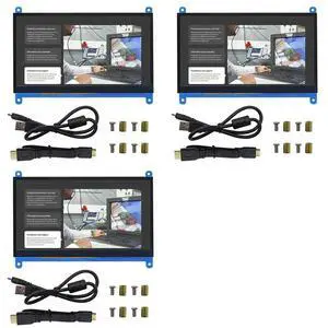 3X 1024X600 7 Inch Touch -Compatible Display Touch Screen Panel For Raspberry Display LCD HD Display Pc Monitor IPS 3X 1024X600 7 Inch Touch -Compatible Display Touch Screen Panel For Raspberry Display LCD HD Display Pc Monitor IPS