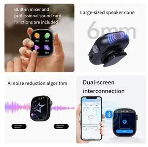 V5 3Rd Screen Lavalier Microphone Bluetooth For Live Streaming, Noise Reduction, Recording And Microphone V5 3Rd Screen Lavalier Microphone Bluetooth For Live Streaming, Noise Reduction, Recording And Microphone