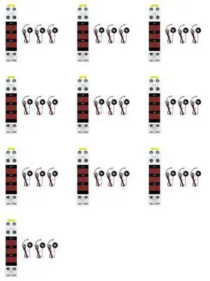 10X Din Rail Mount 3 Phase Ampere Meter Mini Modular Current Meter Gauge Indicator LED Digital Display Detector Ammeter 10X Din Rail Mount 3 Phase Ampere Meter Mini Modular Current Meter Gauge Indicator LED Digital Display Detector Ammeter