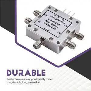 SP4T-0108 For RF Switch 0.01- 8Ghz 4-Way Electronic Switching Switch For RF Microwave Switch 10- 8000Mhz SP4T-0108 For RF Switch 0.01- 8Ghz 4-Way Electronic Switching Switch For RF Microwave Switch 10- 8000Mhz