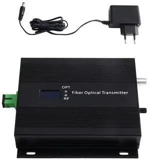 Mini Optical Transmitter SC/APC Interface, 1310Nm Wavelength, 10Dbm Output Power For CATV Systems EU Power Adapter EU PLUG Mini Optical Transmitter SC/APC Interface, 1310Nm Wavelength, 10Dbm Output Power For CATV Systems EU Power Adapter EU PLUG
