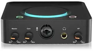 USB Digital Audio Interface 2X2 Analog Recording Interface Sound Card For Live Streaming& Studio Recording 1 Pc USB Digital Audio Interface 2X2 Analog Recording Interface Sound Card For Live Streaming& Studio Recording 1 Pc