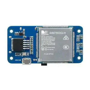 For Raspberry Pi 4G Expansion Board LTE Cat-4 4G 3G 2G SIM7600G-H 4G HAT(B) GNSS Positioning Module For Rpi Zero W For Raspberry Pi 4G Expansion Board LTE Cat-4 4G 3G 2G SIM7600G-H 4G HAT(B) GNSS Positioning Module For Rpi Zero W