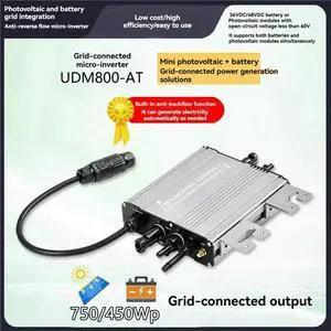 800W Grid-Tied Solar Inverter Grid-Tied Solar Inverter Dual Mode (PV/), Zero Export, Easy Installation & MPPT Efficien 800W Grid-Tied Solar Inverter Grid-Tied Solar Inverter Dual Mode (PV/), Zero Export, Easy Installation & MPPT Efficien
