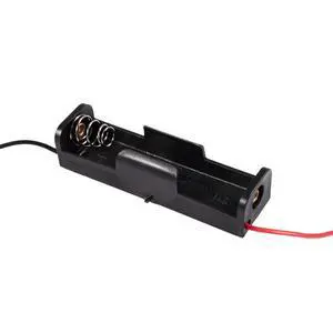 20 Pcs Black 2-Wired 1x AA Case Box Holder 20 Pcs Black 2-Wired 1x AA Case Box Holder
