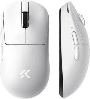 MCHOSE A7 V2 Pro Wireless Gaming Mouse Esports 59g, PAW3395, 26K DPI, TOPSPEED Wired 8K/Wireless 1K Polling, 130 Hour Battery Life PC/Mac White MCHOSE A7 V2 Pro Wireless Gaming Mouse Esports 59g, PAW3395, 26K DPI, TOPSPEED Wired 8K/Wireless 1K Polling, 130 Hour Battery Life PC/Mac White