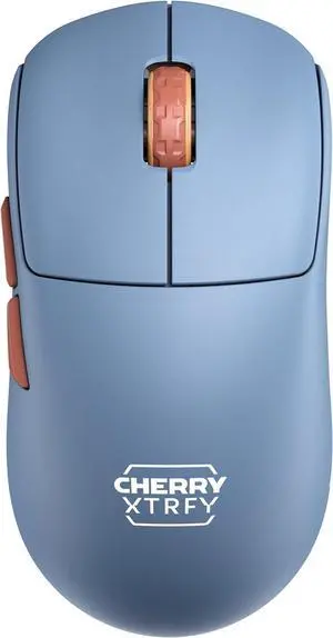 CHERRY XTRFY M68 Wireless, Ultralight Wireless Gaming Mouse, 2.4 GHz, Optimized for E-Sports, Symmetrical Shape with Extra Low Front, Blue CHERRY XTRFY M68 Wireless, Ultralight Wireless Gaming Mouse, 2.4 GHz, Optimized for E-Sports, Symmetrical Shape with Extra Low Front, Blue