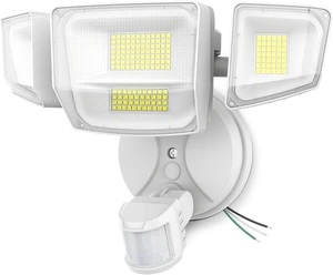 Onforu 90W 10000LM LED Motion Sensor Outdoor Lights, 4-Head Dusk to Dawn Outdoor Lighting, Hardwired Flood Lights, IP66 Waterproof 6500K Security Floodlight for Outside (White) Onforu 90W 10000LM LED Motion Sensor Outdoor Lights, 4-Head Dusk to Dawn Outdoor Lighting, Hardwired Flood Lights, IP66 Waterproof 6500K Security Floodlight for Outside (White)