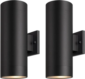 mirrea 14" Modern Outdoor Porch Light in 2 Lights, Matte Black, 2 Pack mirrea 14" Modern Outdoor Porch Light in 2 Lights, Matte Black, 2 Pack