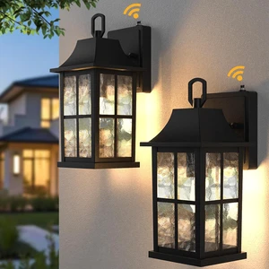 Aluminium Dusk to Dawn Outdoor Porch Lights, 12.8in, 2 Pack Aluminium Dusk to Dawn Outdoor Porch Lights, 12.8in, 2 Pack