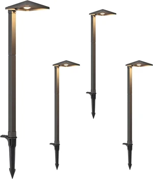 EDISHINE Low Voltage Pathway Lights, LED Landscape Lighting, 4 Pack EDISHINE Low Voltage Pathway Lights, LED Landscape Lighting, 4 Pack