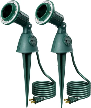 EDISHINE Halloween Dusk to Dawn 120V Outdoor Spotlight, Waterproof Lights EDISHINE Halloween Dusk to Dawn 120V Outdoor Spotlight, Waterproof Lights