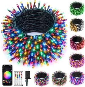 Minetom 165ft 500LED Smart Color Changing Christmas Halloween Tree Lights Minetom 165ft 500LED Smart Color Changing Christmas Halloween Tree Lights