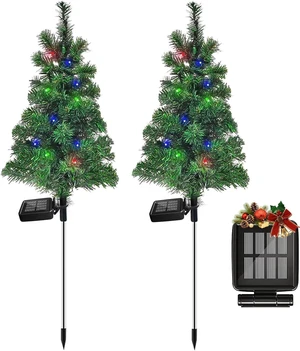 6PCS Solar Christmas Tree Garden Stake Lights Waterproof Christmas Decorations Tree Lights Outdoor Xmas Tree Light Christmas décor Pathway Lights Patio Yard6PCS 6PCS Solar Christmas Tree Garden Stake Lights Waterproof Christmas Decorations Tree Lights Outdoor Xmas Tree Light Christmas décor Pathway Lights Patio Yard6PCS