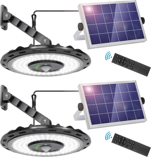 ropelux Solar Lights Outdoor Indoor, 3000LM Dimmable 5 Modes (2 All Day Modes) Motion Sensor Solar Shed Barn Light with Remote IP65 Waterproof for Gazebo Yard Patio Security Lighting, 2 Pack ropelux Solar Lights Outdoor Indoor, 3000LM Dimmable 5 Modes (2 All Day Modes) Motion Sensor Solar Shed Barn Light with Remote IP65 Waterproof for Gazebo Yard Patio Security Lighting, 2 Pack