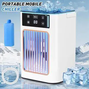 Upgraded USB Personal Desk Air Cooler Portable Air Conditioners W/3 Speeds Upgraded USB Personal Desk Air Cooler Portable Air Conditioners W/3 Speeds