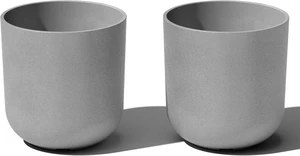 Veradek Round Lima Plastic Planter Pots for Indoor/Outdoor Garden Use, Gray, Suitable for Small to Large Succulent Plants, Flowers, Modern Interior Plants Veradek Round Lima Plastic Planter Pots for Indoor/Outdoor Garden Use, Gray, Suitable for Small to Large Succulent Plants, Flowers, Modern Interior Plants