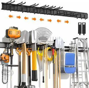 Housolution Garage Wall Organizer 64 Inch - 18Pack Carries 570 lbs Housolution Garage Wall Organizer 64 Inch - 18Pack Carries 570 lbs