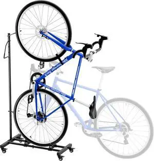 Sttoraboks Vertical Bike Stand with Wheels, Indoor Bike Storage Rack Sttoraboks Vertical Bike Stand with Wheels, Indoor Bike Storage Rack