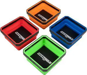 OEMTOOLS 26052 4-Pc Collapsible Magnetic Tray Set 4-1/2" for Small Parts OEMTOOLS 26052 4-Pc Collapsible Magnetic Tray Set 4-1/2" for Small Parts
