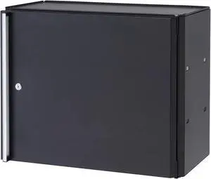 Trinity 24 Inch Garage Wall Storage Cabinet, 22 Gauge Steel, Wall-Mount, Adjustable Shelf and Reversible Door for Tools, Cleaning Supplies, and More, Black Trinity 24 Inch Garage Wall Storage Cabinet, 22 Gauge Steel, Wall-Mount, Adjustable Shelf and Reversible Door for Tools, Cleaning Supplies, and More, Black