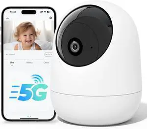 Rraycom 2.5K Indoor Security Camera, 5G/2.4G WiFi, Pet & Baby Monitor Rraycom 2.5K Indoor Security Camera, 5G/2.4G WiFi, Pet & Baby Monitor