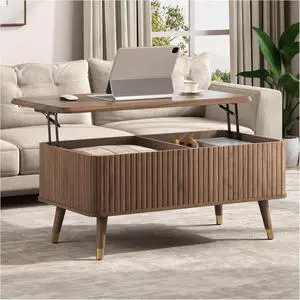 JOINICE Walnut Lift Top Coffee Table with Storage for Living Room,38" JOINICE Walnut Lift Top Coffee Table with Storage for Living Room,38"