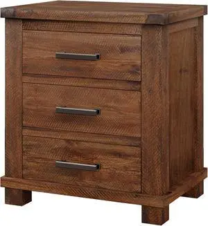 Knocbel Farmhouse Nightstand with 3 Storage Drawers, Wood Bedside Table Night Stand Sofa Side End Table with Metal Handles, Fully Assembled Knocbel Farmhouse Nightstand with 3 Storage Drawers, Wood Bedside Table Night Stand Sofa Side End Table with Metal Handles, Fully Assembled